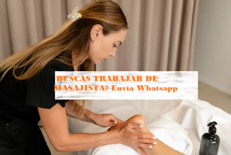 trabajjo masajista platja d´aro